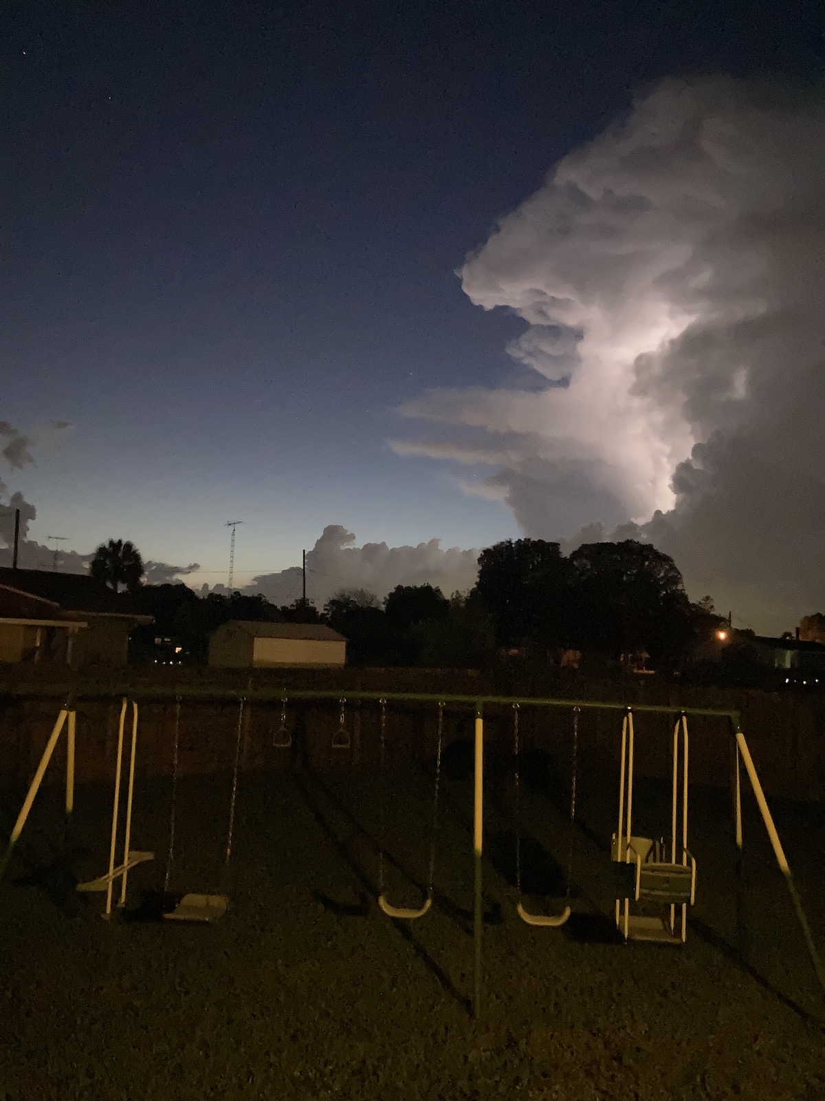 Lightning Cloud Forming Over Belleview