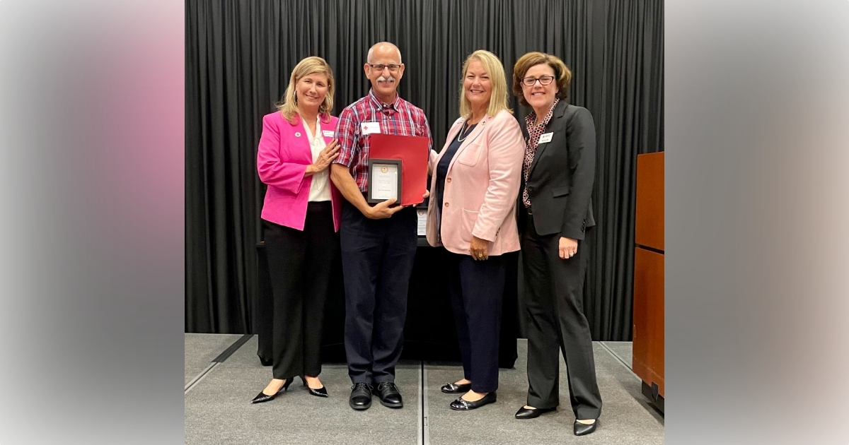 MCFR Chaplain receives Volunteer of the Year Award
