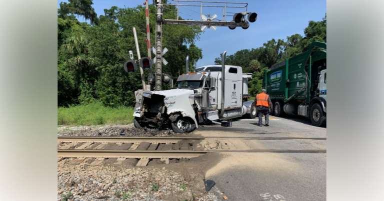 Train collides with semi-truck in Marion County, no serious injuries reported
