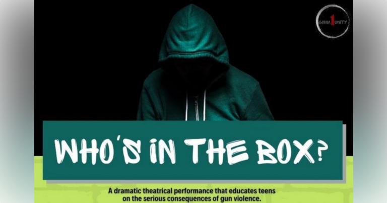 ‘Who’s In The Box?’ theatrical performance to address consequences of gun violence
