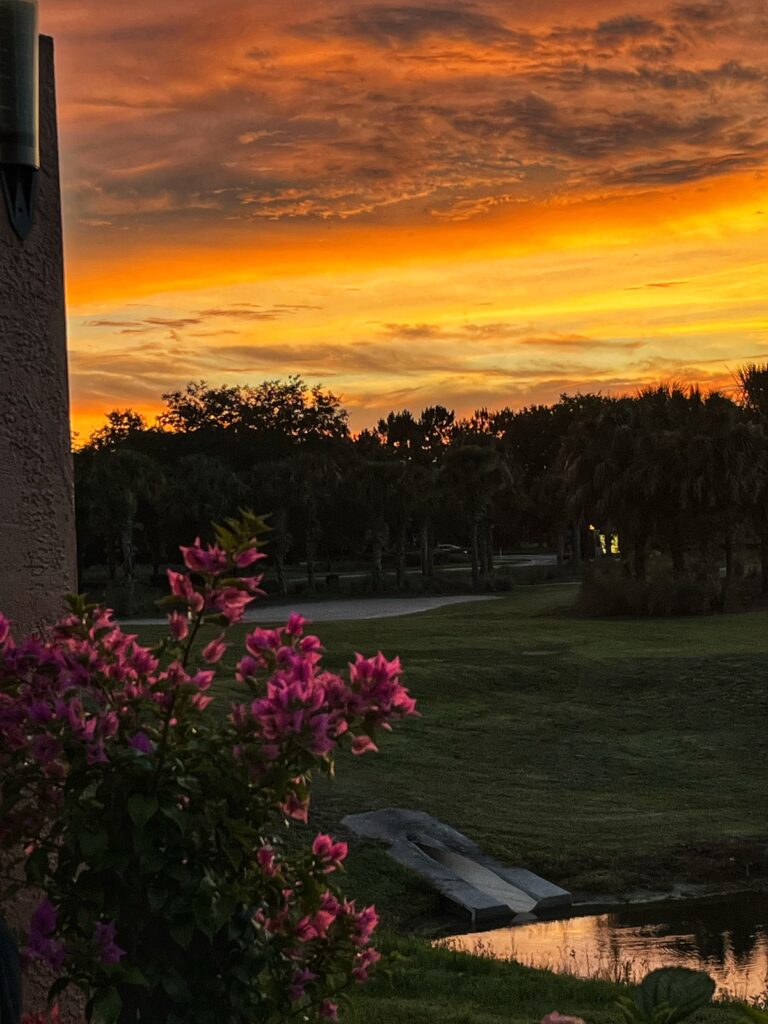 Sunset On Stone Creek Golf Club In Ocala