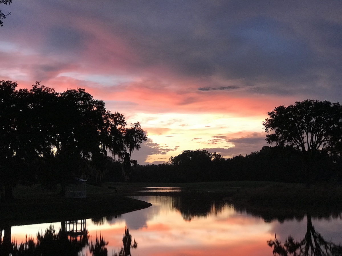 Beautiful Evening At Lake Diamond Golf & Country Club In Ocala