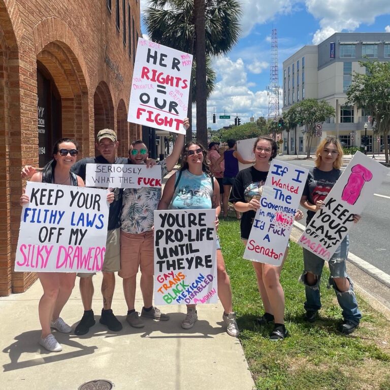 Fourth Of July Roe v. Wade Protest In Ocala