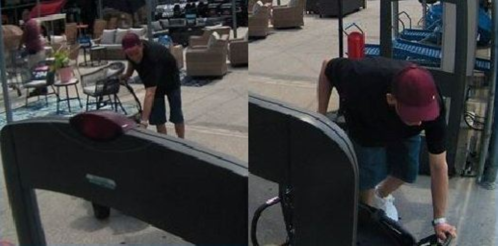 OPD Walmart go cart theft July 2022 suspect 2 merged photos resized