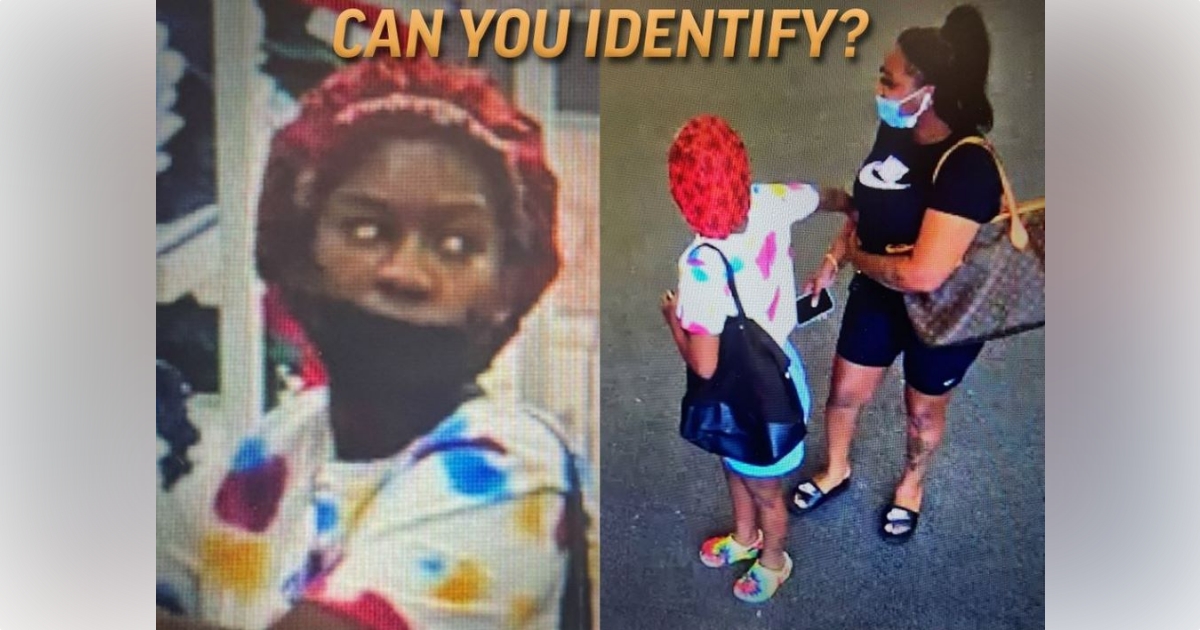 Ocala Police Department seeking help identifying two female robbery suspects 1