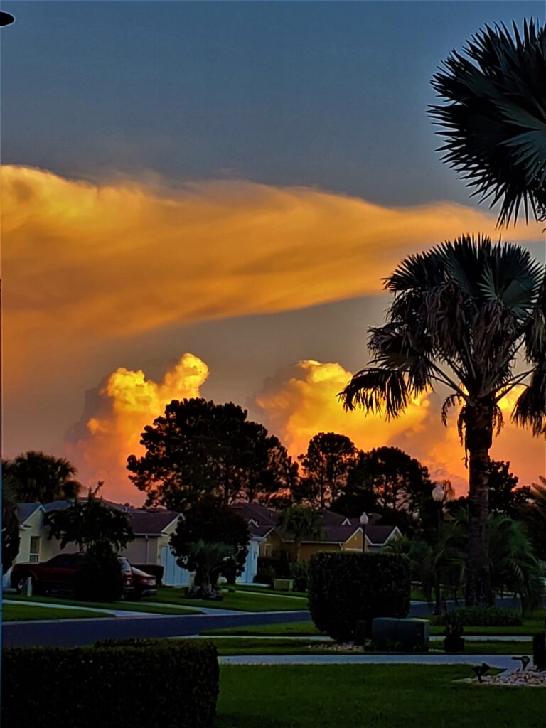 Colorful Cloud Formations During Sunset In Ocala’s Summerglen Community