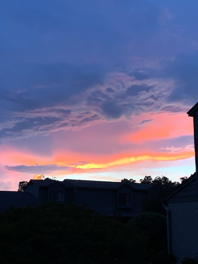 Gorgeous Sunset Over Crestwood Village In Ocala