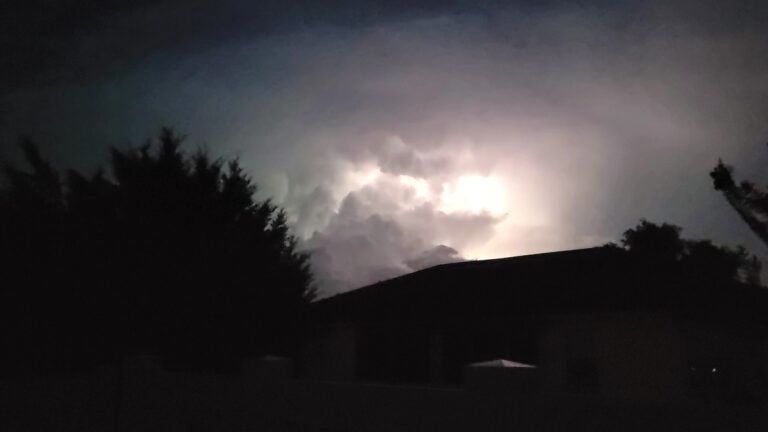 Heat Lightning Over Marion Landing In Ocala