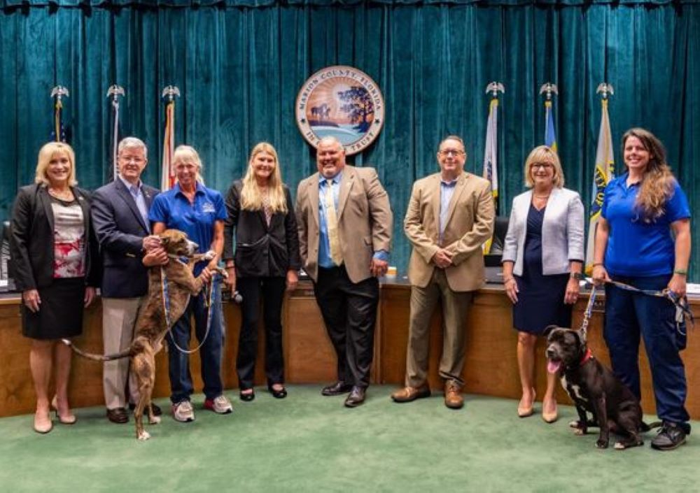 Marion County Animal Services at commissioners meeting August 2022 resized