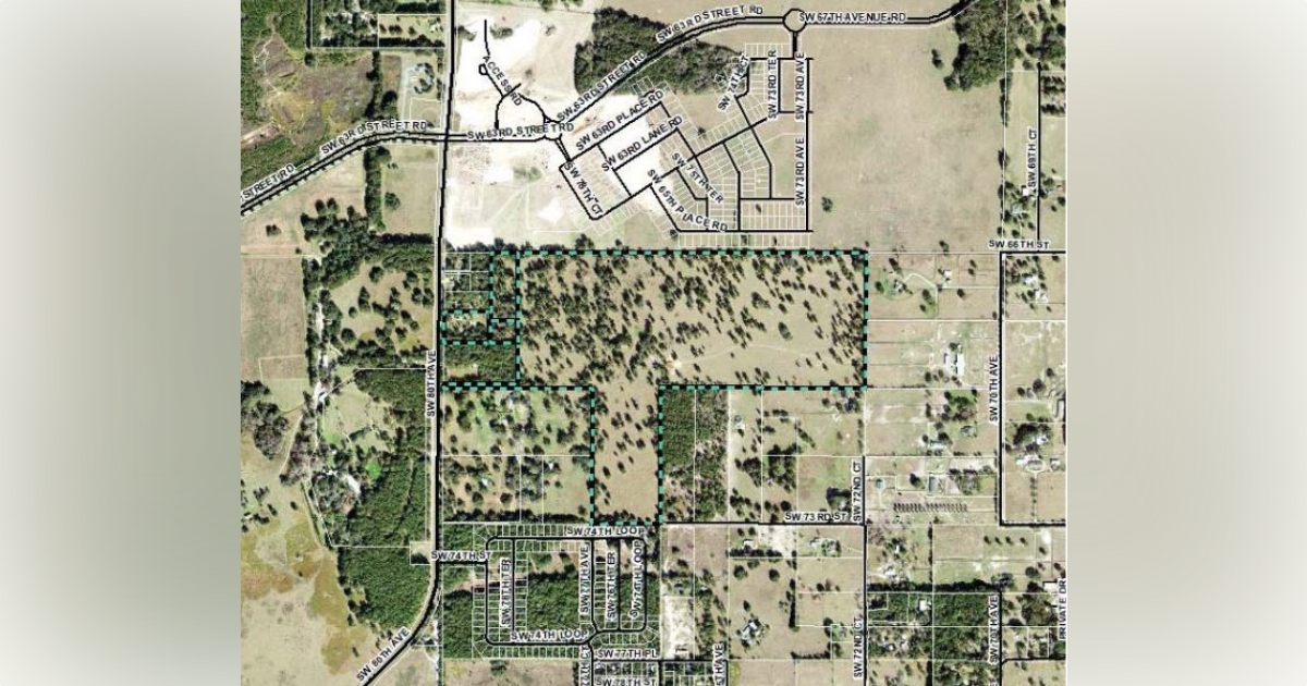 Ocala SW 80th Avenue LLC seeking approval for 529 unit residential development