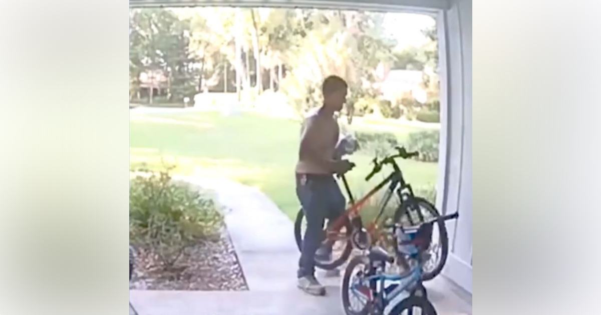 Ocala police asking for help identifying man who stole childs bicycle 1