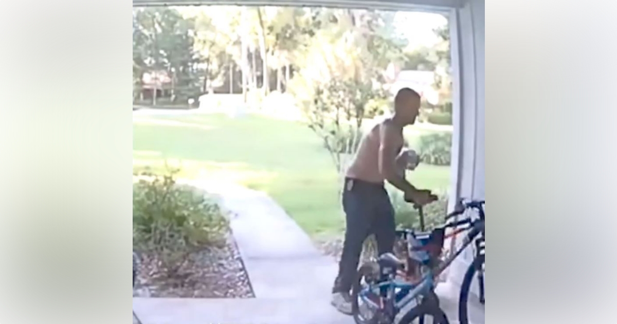 Ocala police asking for help identifying man who stole childs bicycle