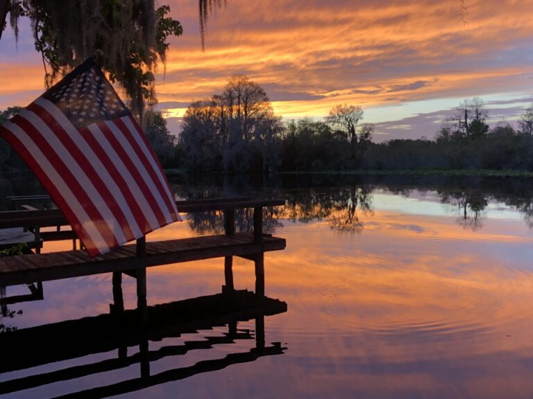 Sunset On The Withlacoochee River In Dunnellon