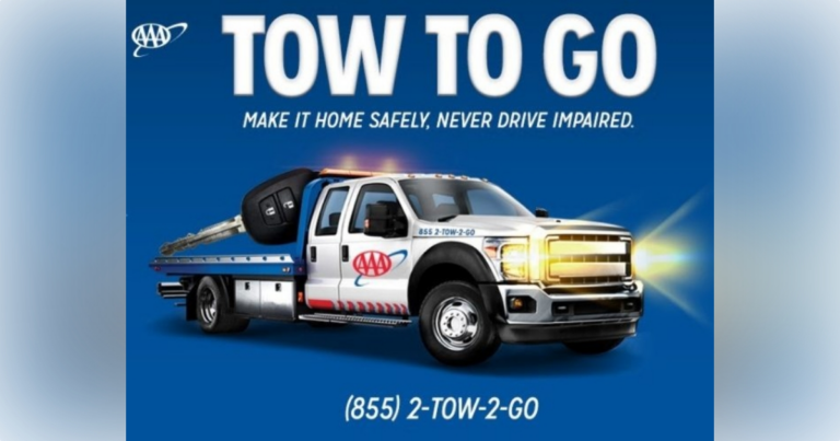 AAA offering free transportation service for impaired drivers through Labor Day