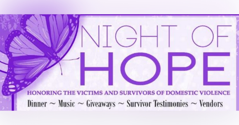 Annual “Night of Hope” event returns next week to honor victims, survivors of domestic violence