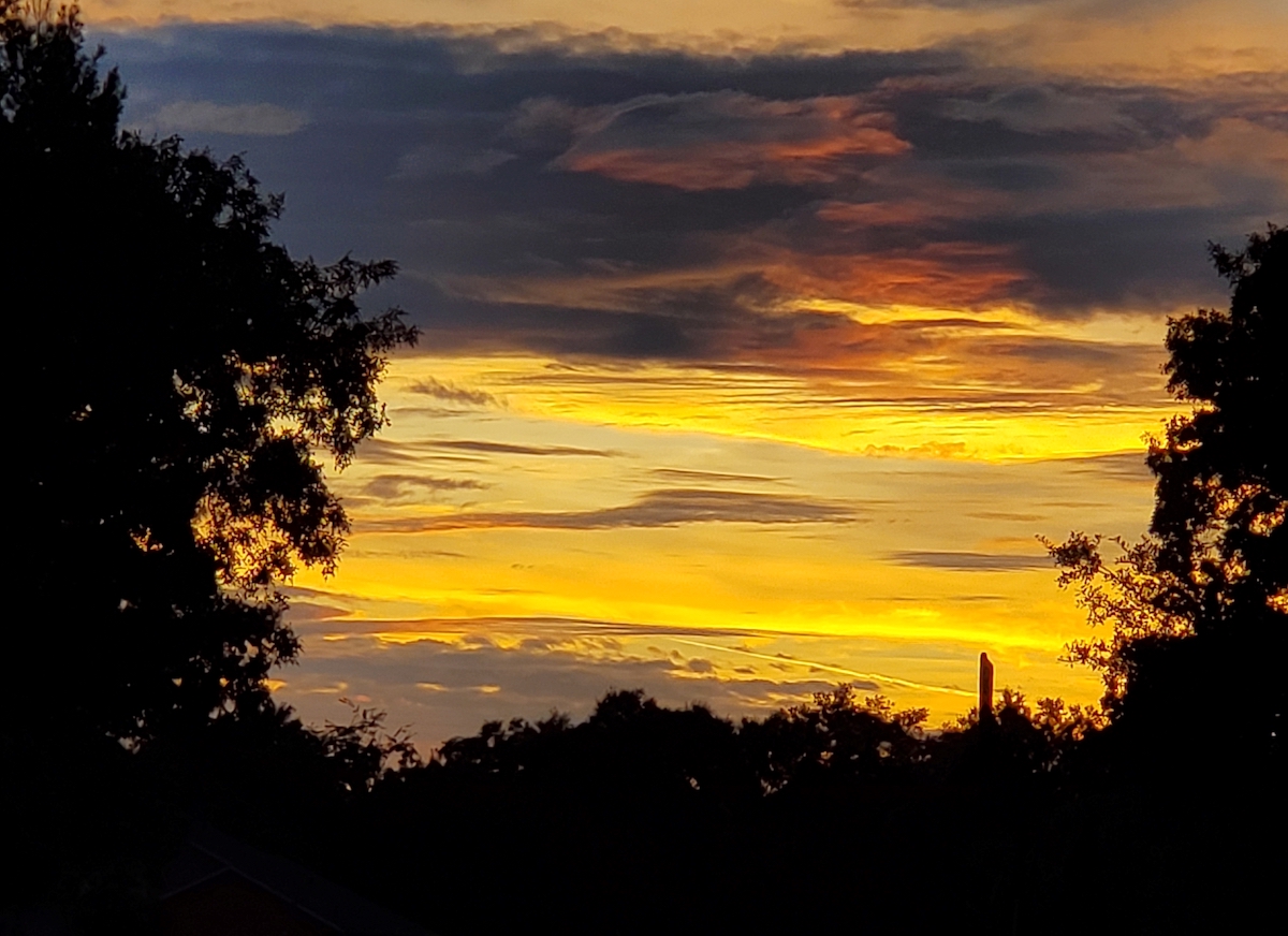 Beautiful Sunset Over Marion Oaks