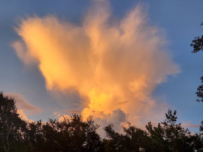 Cloud Formation Over Marco Polo Village In Ocala