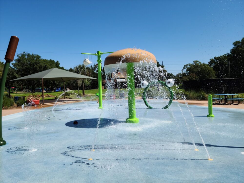 Lilys Splash Pad at Lillian Bryant Park picture Photo courtesy of Ocala Recreation and Parks Department