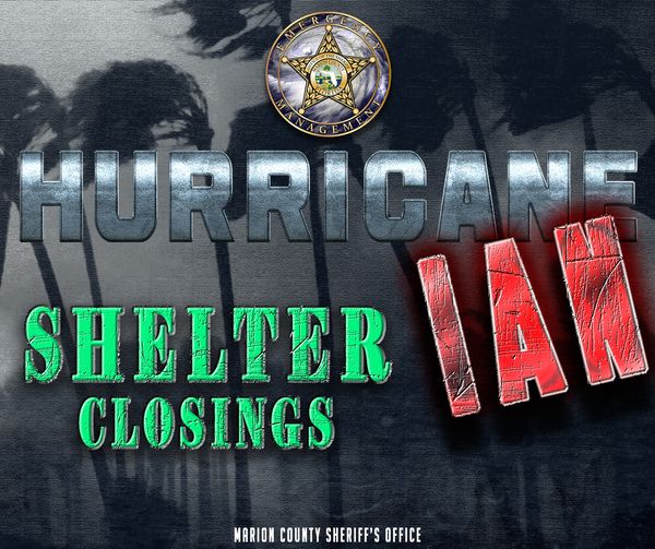 MCSO hurricane ian shelter closings