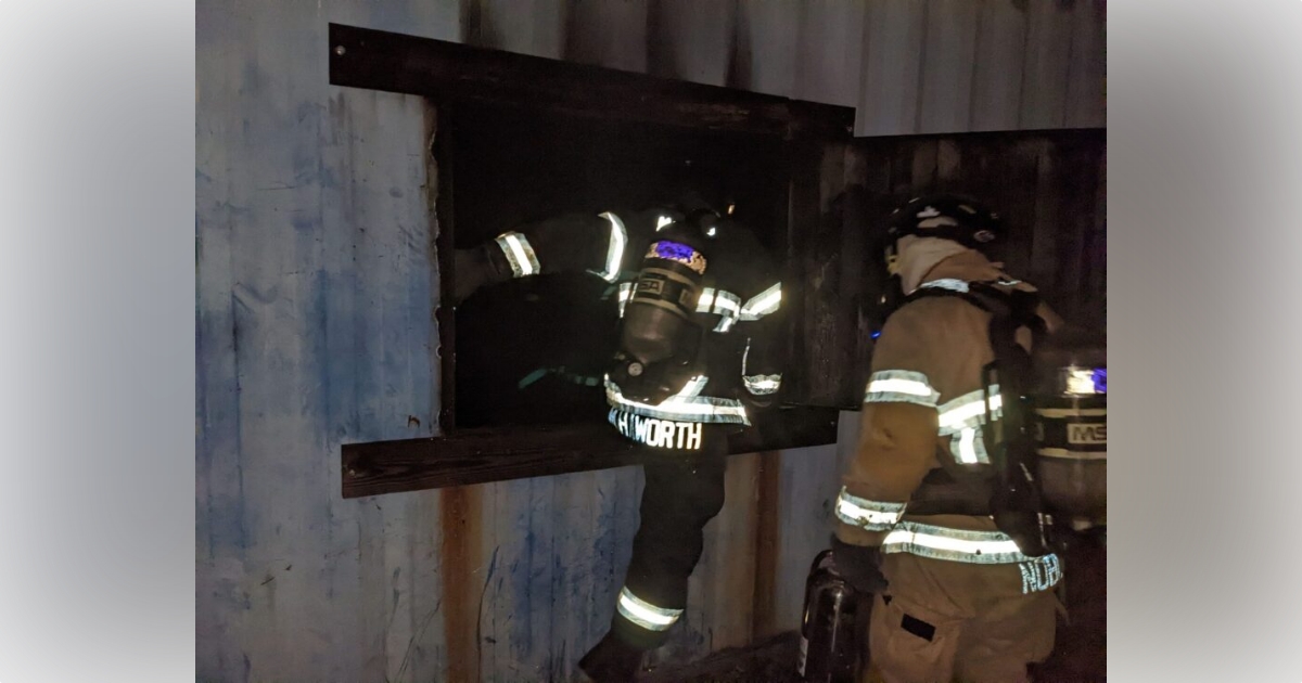 Marion County firefighters participate in live fire training 3