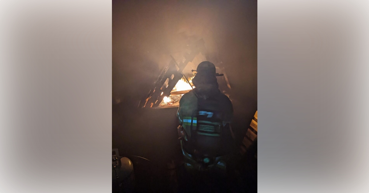Marion County firefighters participate in live fire training