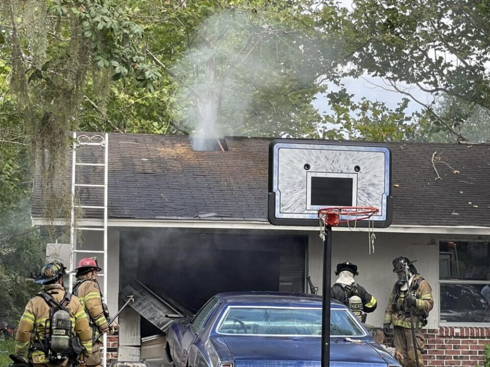 Ocala and Marion County firefighters extinguish residential fire