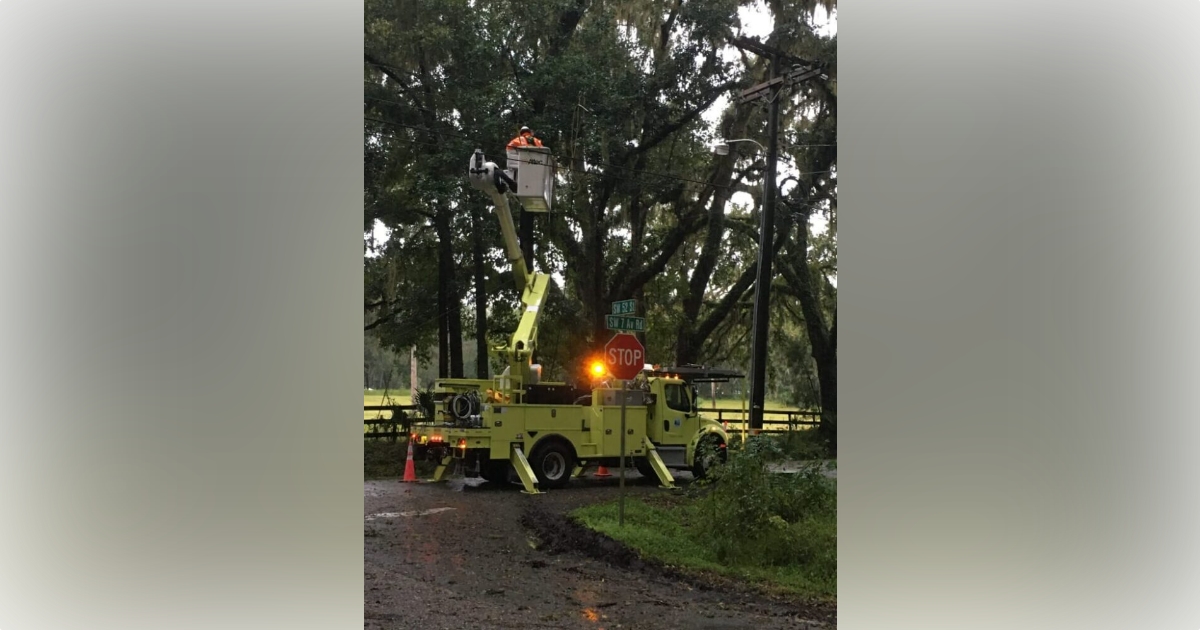 Ocala Electric Utility crews addressing multiple power outages 1