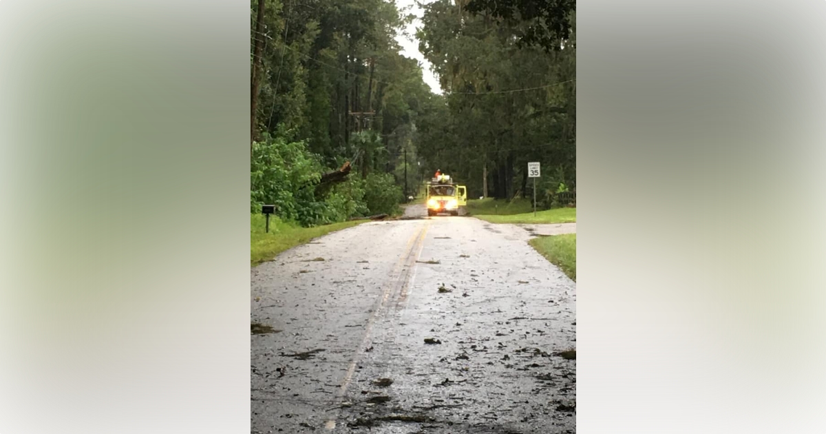 Ocala Electric Utility crews addressing multiple power outages
