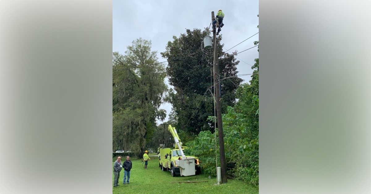 Ocala Electric Utility restores power to over 8500 customers 8