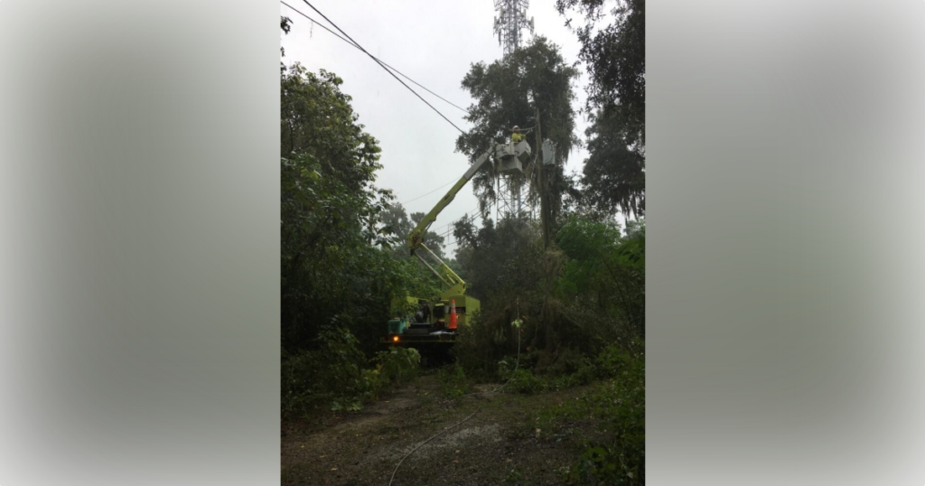 ocala-electric-utility-crews-encounter-downed-trees-power-lines