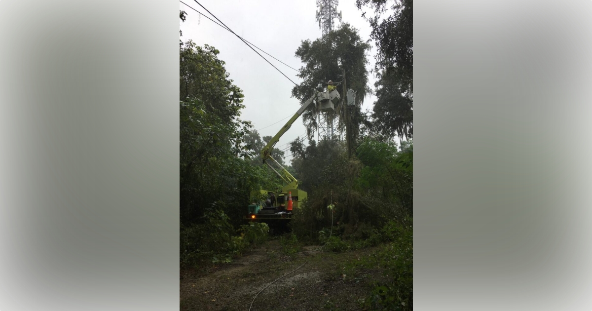 Ocala Electric Utility shares photos of damage caused by Hurricane Ian