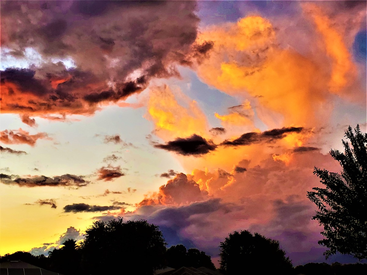 Colorful Evening Sky Over Ocala's Summerglen Community