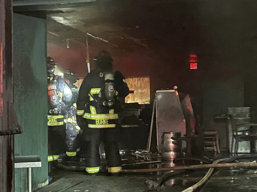 Former Pizza Hut building catches fire October 2 2022 Ocala Fire Rescue 5