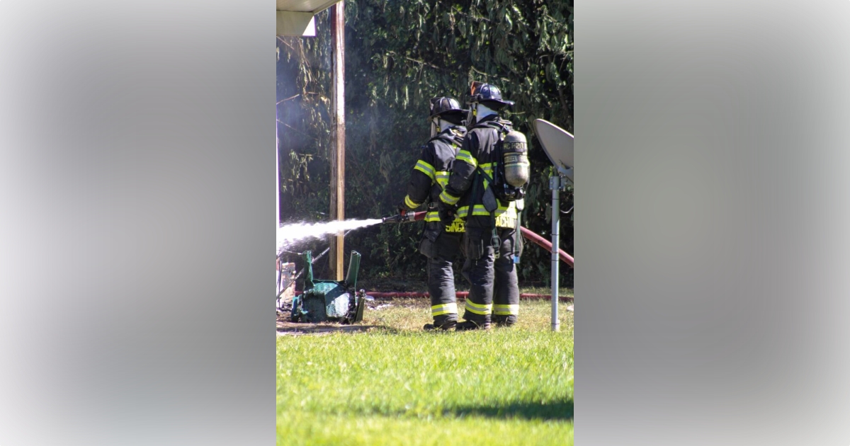 Marion County firefighters rescue woman dog from burning home 5 Marion County firefighters rescue woman dog from burning home 5