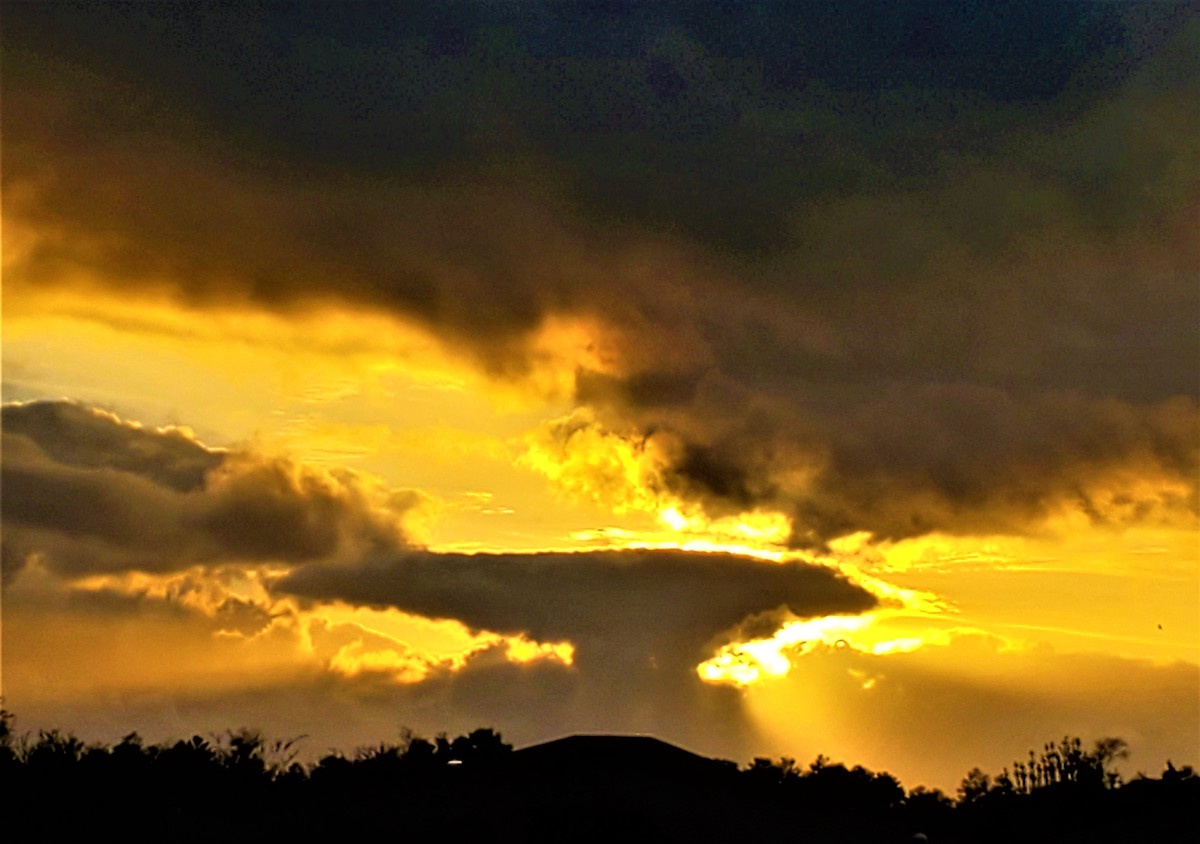 Glowing Evening Sky Above Ocala's Summerglen Community
