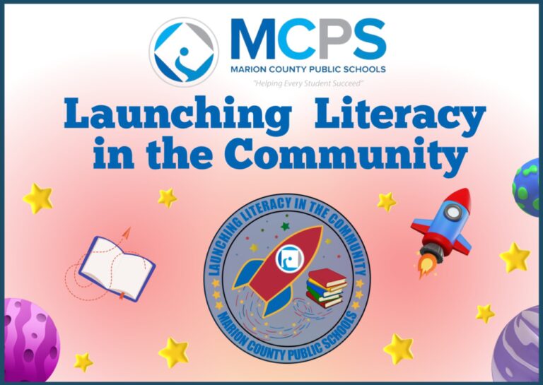 MCPS Launching Literacy in the Community logo