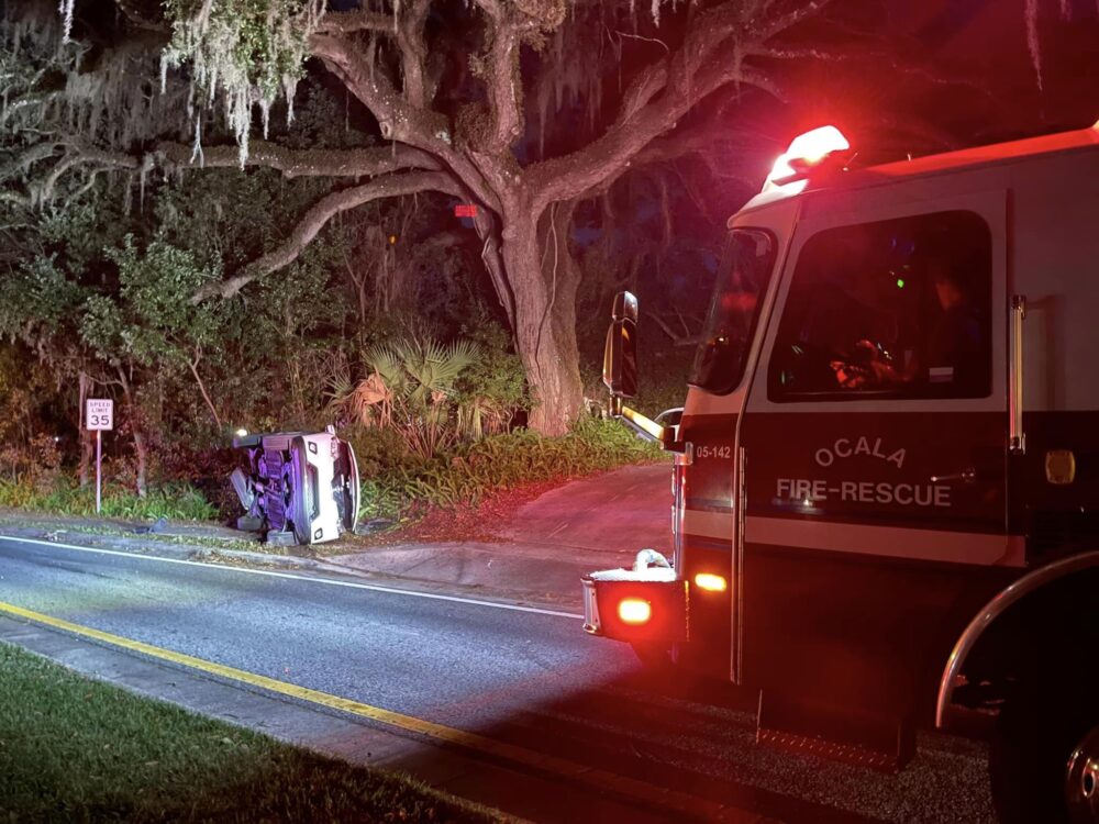 OFR two vehicle crash on E Fort King Street November 7 2022