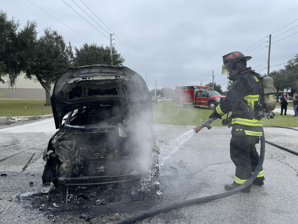 Ocala Fire Rescue responds to vehicle fire - November 22, 2022