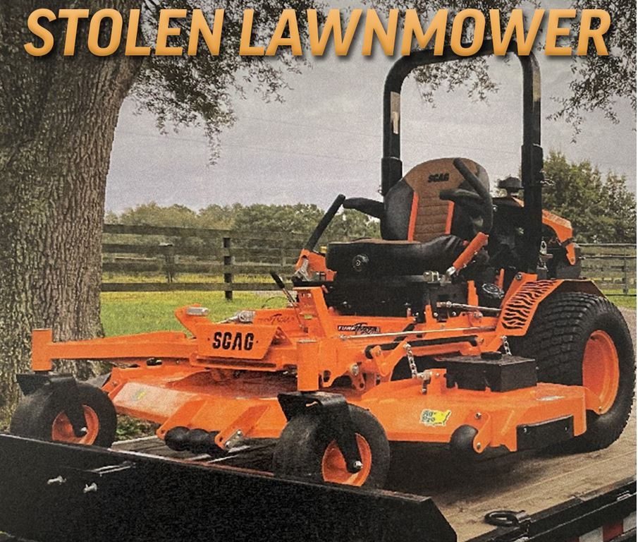 OPD stolen lawnmower November 2022