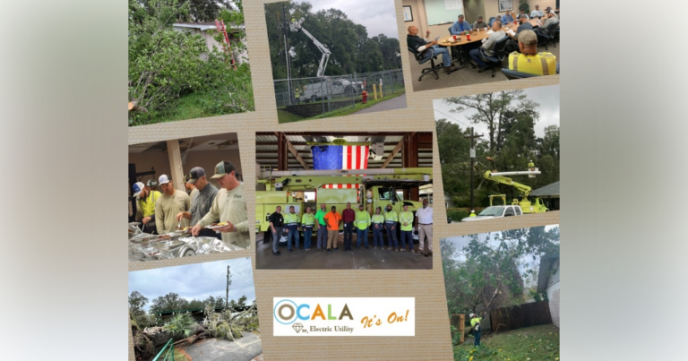 Ocala Electric Utility crews restore power to over 9,700 customers