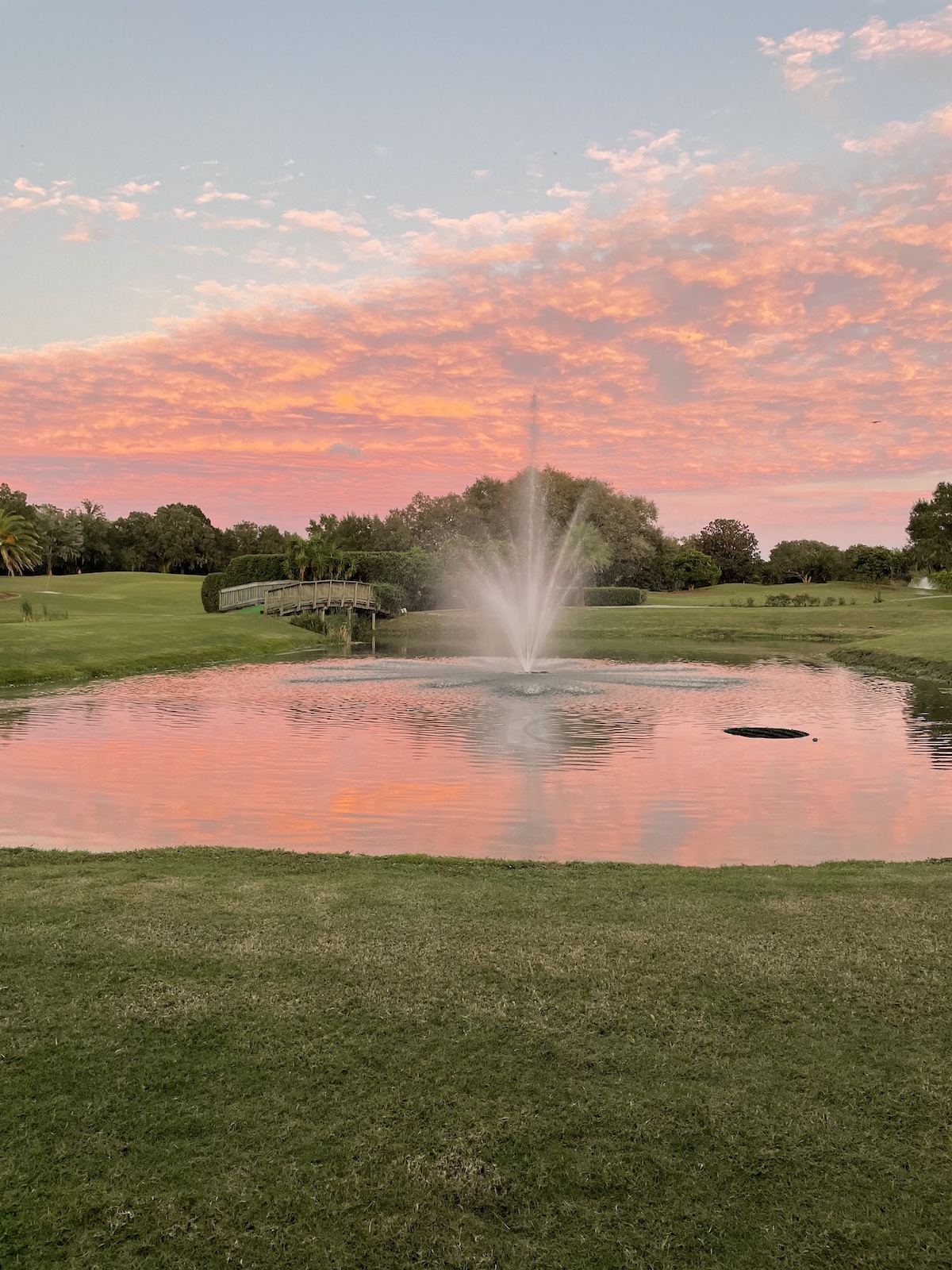 Sunset Over Baseline Golf Course