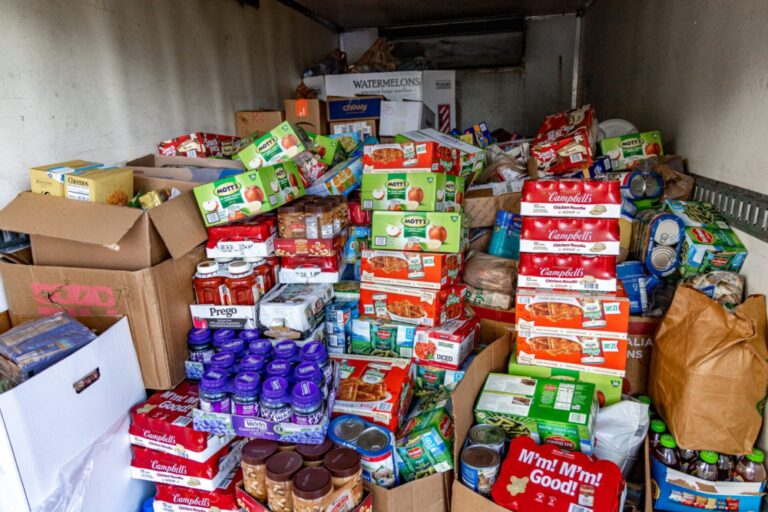 ‘Bring the Harvest Home’ food drive collects over 20,000 pounds of donated items