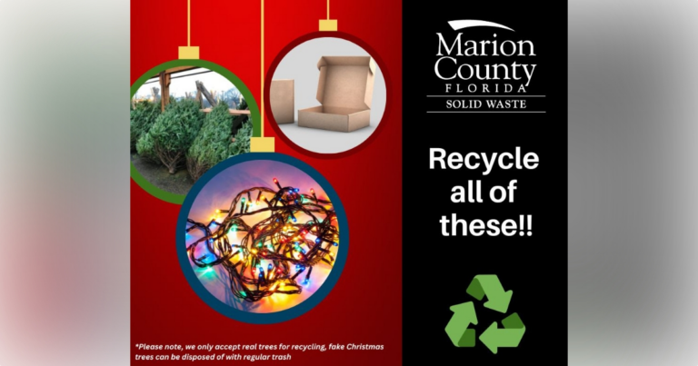 Marion County offers disposal tips for holiday waste
