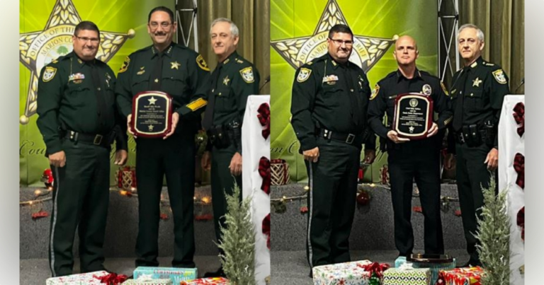 OPD MCSO receive award from Hardee County in recognition of Hurricane Ian assistance
