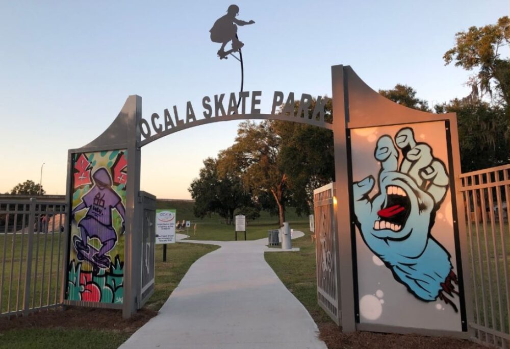 Ocala Skate Park photo courtesy of Ocala Recreation and Parks Department