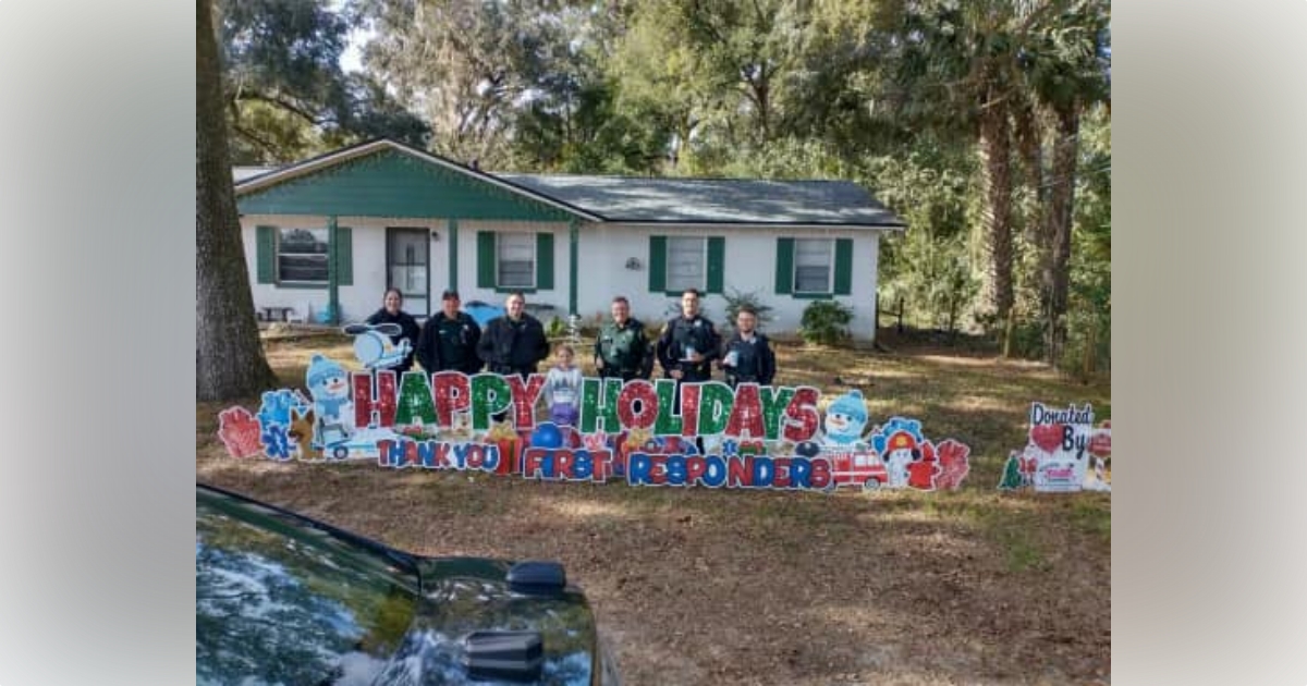 Ocala child hosts annual appreciation event for local first responders 1