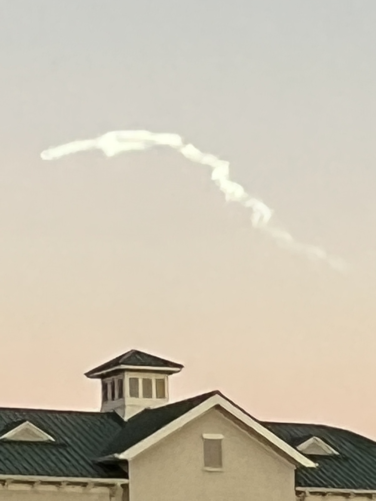 Another View Of SpaceX Falcon Heavy Launch From Ocala