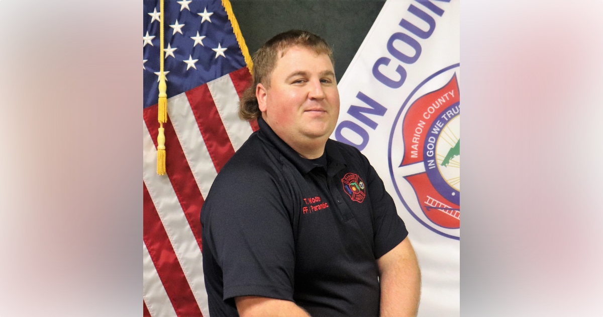 Marion County Fire Rescue firefighterparamedic passes away