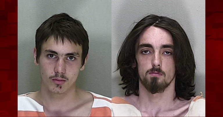 Two men charged with stealing over $200 worth of items from Dunnellon home