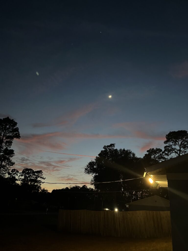 Beautiful Evening Sky Over Ocala